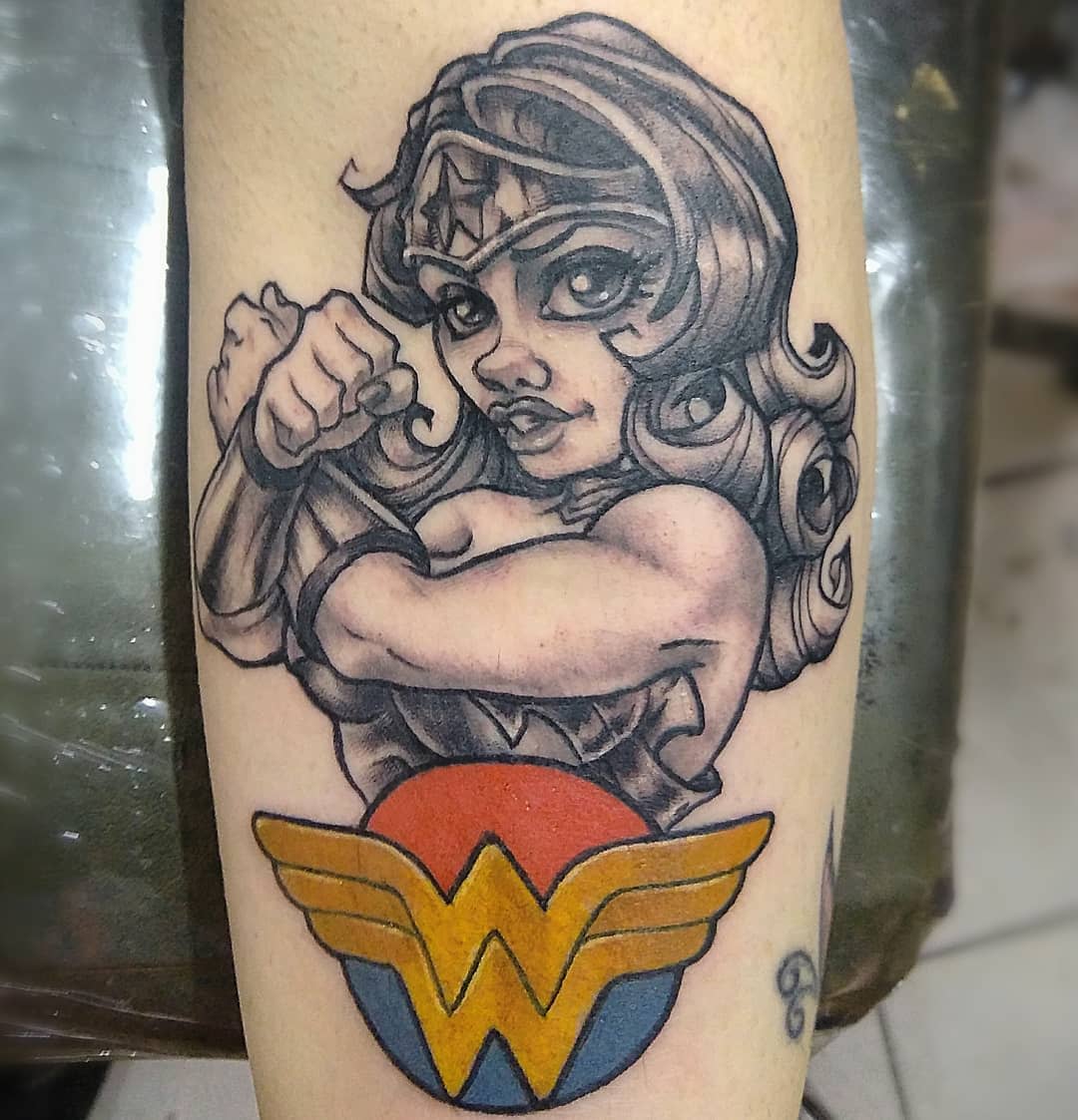 New School Wonder Woman Tattoo -javier.dasilva.14